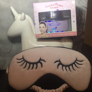 Unicorn glitter face mask